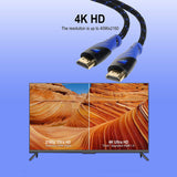 Silarius HDMI Cable 20 Feet Ultra HDMI 2.0V Support 4K 2160P - angle view | Silarius