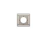 Nest T4007EF Steel Wall Plate Adapter for Nest E Thermostat (4 pack) - side view | Silarius