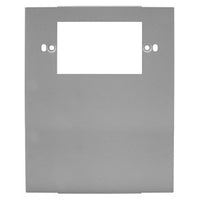 Hubbell HBL6747C1GY HBL6750 Series 1-Gang Metal Raceway Device Cover Plate, Gray