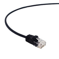 ADI PRO 0E-C6ATHBK76 C6A Slim Patch Cable, 7', 6-Pack, Black