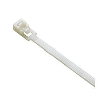 ADI PRO 0E-WT850NR Nylon Releasable Wire Ties, 8" Length, 50 lb Tensile Strength, 100-Pack, Natural