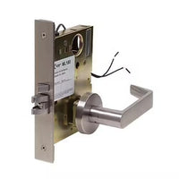 Command Access ML180EU L3B 24V 626 ML180 Series Electrified Solenoid Schlage L9000 Retro Mortise Lock, Storeroom, Unlocked Electronically, 24V, Satin Chrome