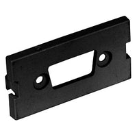 Hubbell IMBDS1BK INFINe Connector, Audio / Video Module, High-Density D-Sub Blank, 1U, Black