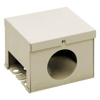 Hubbell HBL2410FCIV HBL2400 Series Raceway, Entrance End, Full Sized, Metal, Ivory