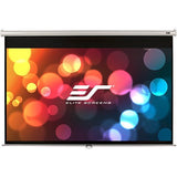Elite Screens M150XWH2 Manual Series 150" 16:9, Pull Down Manual Projector Screen with AUTO LOCK, Movie Home Theater 4K Ultra HD 3D Ready