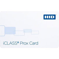 HID 2120BGGMNN iCLASS 2k Prox Composite Card, 125 kHz Programmed with HID Prox or Indala format, iCLASS Programmed, Glossy, iCLASS Sequential Matching, No Slot, 125 kHz No Printed Numbering