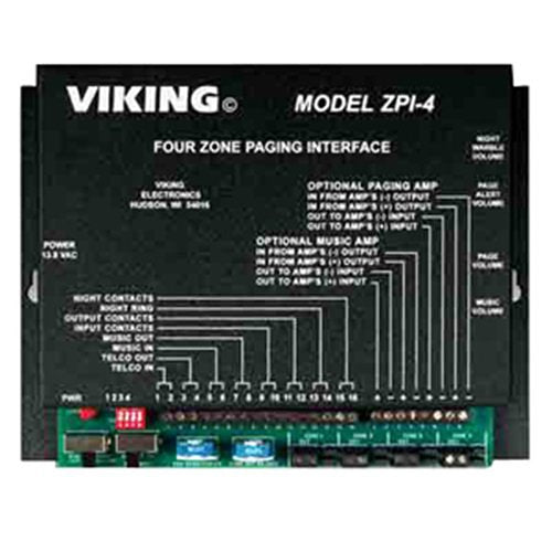 Viking ZPI-4 4-Zone Paging Interface