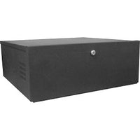 Speco LB1 DVR/VCR Lock Box with Fan, Removable Top, Black