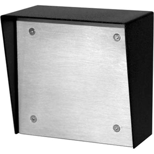 Viking VE-5X5-PNL Surface Mount Box with Blank Aluminum Panel, 5.22"L x 5.14"W x 3.4"D, Black