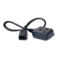 APC AP9881 Power Cord, C14 to BS1363 (UK) Connector, 0.6m