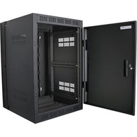 AtlasIED WMA16-23 16RU High Strength Wall Cabinet with Adjustable Rails, 23.5" Deep