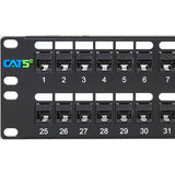 ICC ICMPP48CP5 CAT5e 48-Port Feed-Through Patch Panel, 2U RMS
