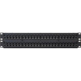 ICC ICMPP48CP5 CAT5e 48-Port Feed-Through Patch Panel, 2U RMS