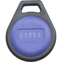 HID 2050CNNSN iCLASS Key Fob, 2K Bit, Non-Programmed, Black