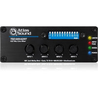 AtlasIED TSD-MIX42RT 4x2 Mic Line Mixer 24V with Priority Sense and Remote Control