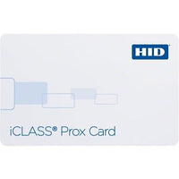 HID 2122BGGMVM iCLASS Prox 16K/16 Card, 125 kHz Programmed with HID Prox or Indala, iCLASS Programmed with Access Control Application, iCLASS and 125 kHz Sequential Matching, Glossy, Vertical Slot