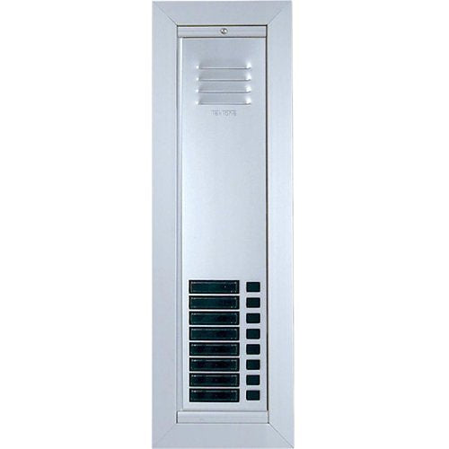 TekTone AM492/12 Vandal Resistant Apartment Entrance Panel with Speaker, 12 Buttons and Name Holders