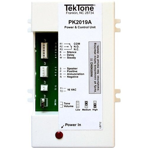 TekTone PK2019A Power and Control Unit for CM800, DS100