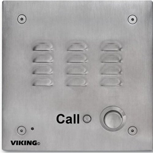 Viking E-30-IP-EWP VoIP Stainless Steel Handsfree Entry Phone with Enhanced Weather Protection, PoE Powered
