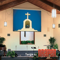 Draper 116530 113" Targa Electric Projection Screen, 16:10, Matt White XT1000E