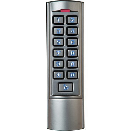 Camden CV-110SPK Slim-Line Stand Alone Prox Reader and Keypad, 1 Relay, 2,000 Users, Replaces Seco-Larm PR-3123-PQ