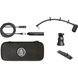 Audio-Technica ATM350PL Cardioid Condenser Instrument Microphone with Universal Clip-on Mounting System