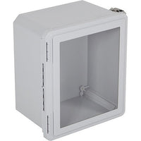 STI EF141208-W Mounting Device, Fiberglass Enclosure with Window, 14" x 12" x 8"