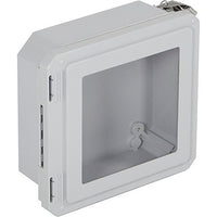 STI EF080804-W Mounting Device, Fiberglass Enclosure with Window, 8" x 8" x 4"
