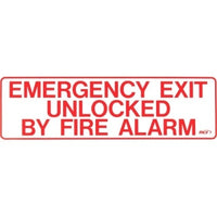 RCI BC2MW BC2 Series Building Code Sign, Printed on White Mylar