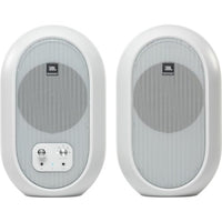 JBL Professional 104SET-BTW-US Compact Desktop Reference Monitors System with Bluetooth, White