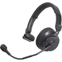 Audio-Technica BPHS2S Rugged Single-Ear Broadcast Headse with Hypercardioid Dynamic Microphone, 9.8' (3.0m) Detachable Cable