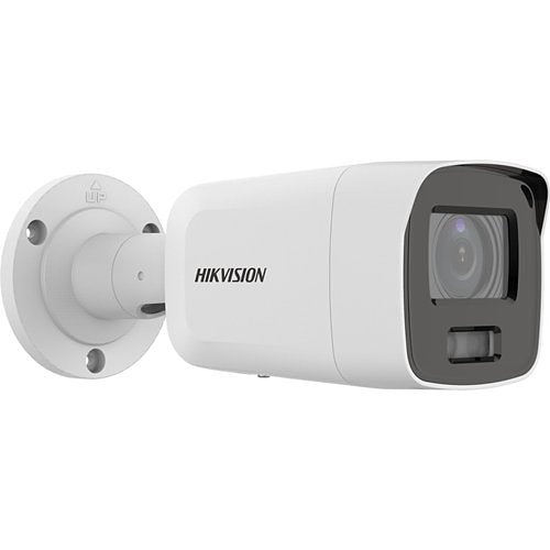 Hikvision DS-2CD2087G2-L Performance Series ColorVu 8MP WDR Bullet IP Camera, 2.8mm Fixed Lens, White