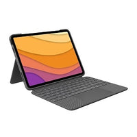 Logitech 920-010260 Combo Touch Keyboard Case for iPad Air, Detachable Design, Adjustable Kickstand, 7-Color Backlit Keys, Black