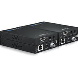 Blustream HEX70SL-KIT Slimline HDBaseT Extender Set, Bi-directional IR and Bi-directional PoC, includes (1) HEX70SL-TX Transmitter, (1) HEX70SL-RX Receiver