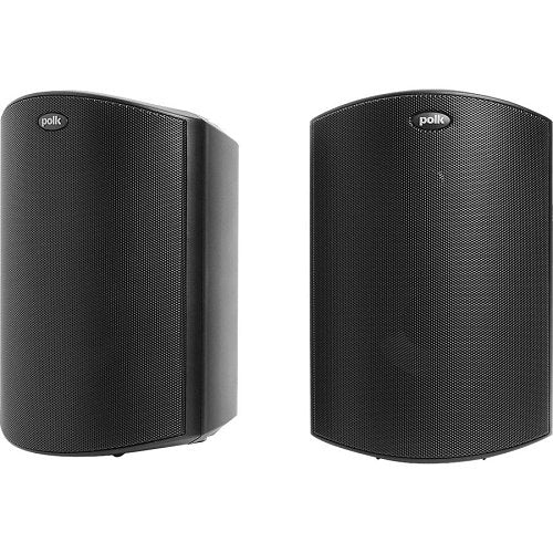 Polk Audio Atrium 6 All Weather Outdoor Loudspeaker with 5.25" Driver, 1" Tweeter and Power Port Bass Venting, Pair, Black