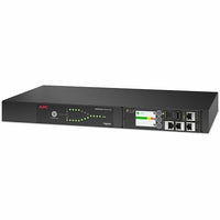 APC AP4452A Netshelter Rack Automatic Transfer Switch, 1U, 20A, 120V, NEMA L5-20P, 50/60Hz