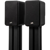 Polk Audio ES15 Signature Elite Series High-Resolution Compact Bookshelf Speakers, Pair, Black