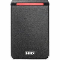 HID 40NKS-T2-008965 Signo 40 Pigtail Wall Mount Reader with Standard Profile, Black Bezel/ Silver Trim Baseplate