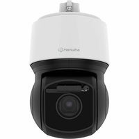 Hanwha XNP-C6403RW 2MP 40x AI PTZ Camera with Built-In Wiper, ICR, WDR, IP66, Black and White
