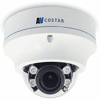 IDIS AV02CLD-200 ConteraIP Outdoor Dome Série Caméra dôme IP 2,1MP tout-en-un H.265/H.264 solution PoE complète, PoE et alimentation auxiliaire, conforme NDAA