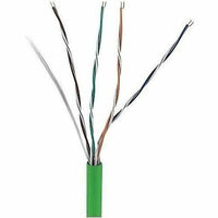 ADI PRO 0E-CMR6GNR CAT6 23/4 Solid BC Cable, Unshielded UTP, Riser CMR, FT4, 1000' (304.8m) Express Box, Green