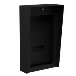 PEDESTAL PRO 1220HOU-BUT-01-CRS 12"x20" Mild Steel Housing, ButterflyMX 8" Recessed Video Intercom