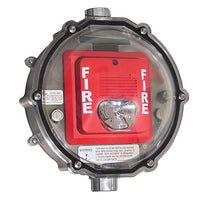 STI 1229HTR Stopper Dome Heated for Strobe Only NEMA 4X, 110 VAC, Clear