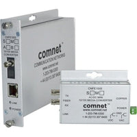 ComNet CNFE1003SAC2-M Small Size Media Converter, SC Connector, AC/DC Power, Single Mode, Fiber, 100Mbps
