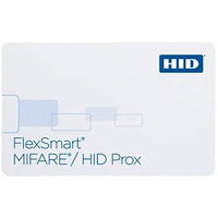 HID 1441LGGMNN FlexSmart 1441 MIFARE and Prox Combo PVC 4K Printable Smart Card, Programmed 125KHz, Glossy Front and Bac