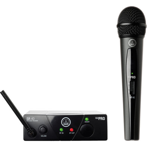 AKG 3347X00110 WMS40 Mini Single Vocal Set Wireless Microphone System (Band: A)