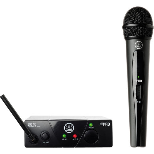 AKG 3347X00120 WMS40 Mini Single Vocal Set Wireless Microphone System (Band: B)