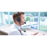 Shure BRH50M Dual-Sided Broadcast Headset with Microphone and Cable