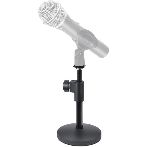Samson SAMD2 MD2 Desktop Microphone Stand with Telescoping Arm, Adjustable 6-9" Height