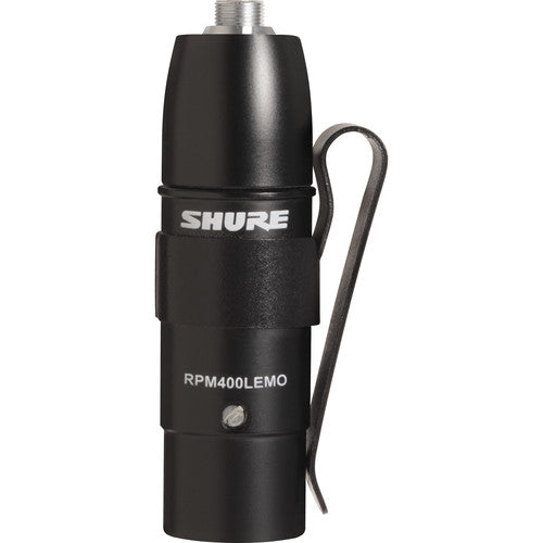 Shure Wired TwinPlex Microphone Preamp with Belt Clip (LEMO3 to XLR)